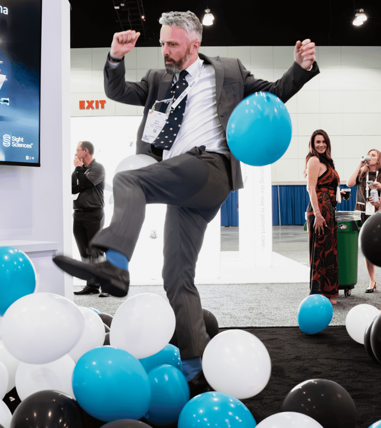 balloon drops for corporate event