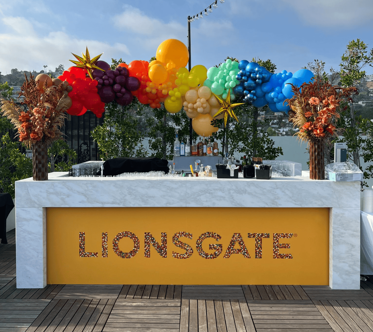 Balloons for studio event