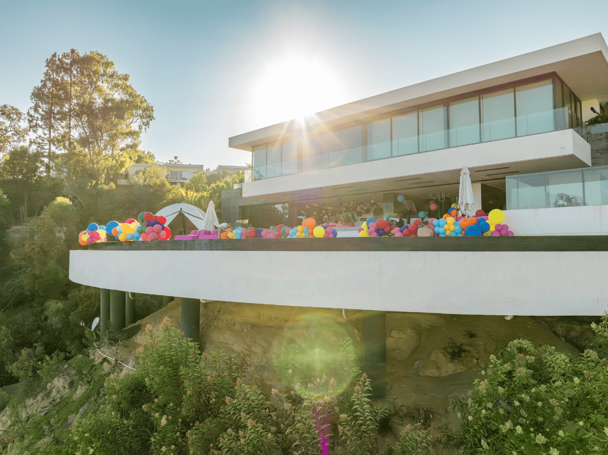 Private party balloons decorations