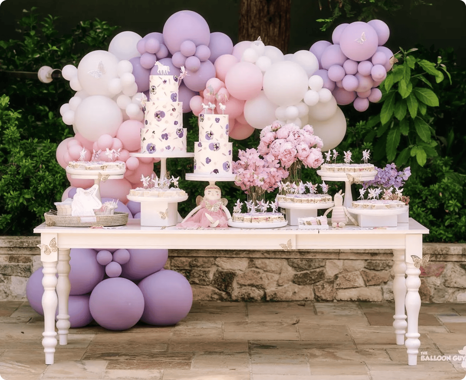 Birthday balloon decorations