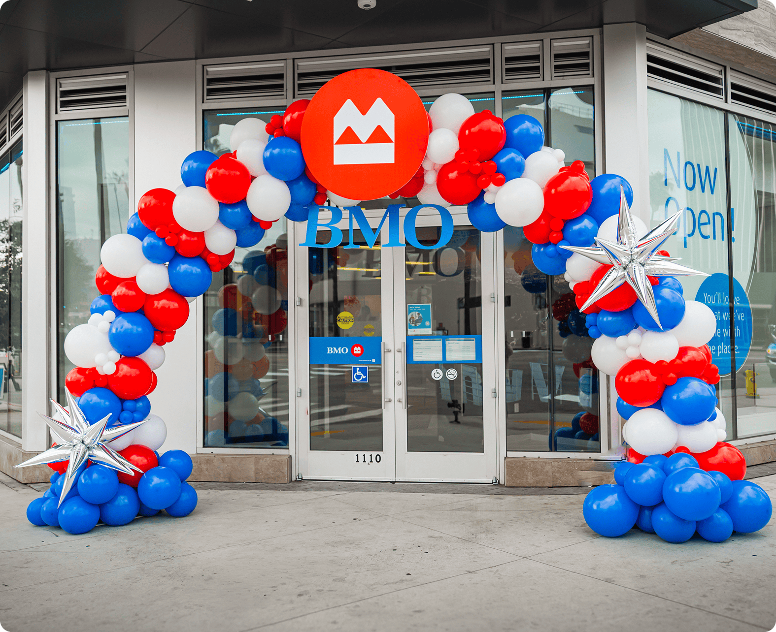 Corporate event balloon installations